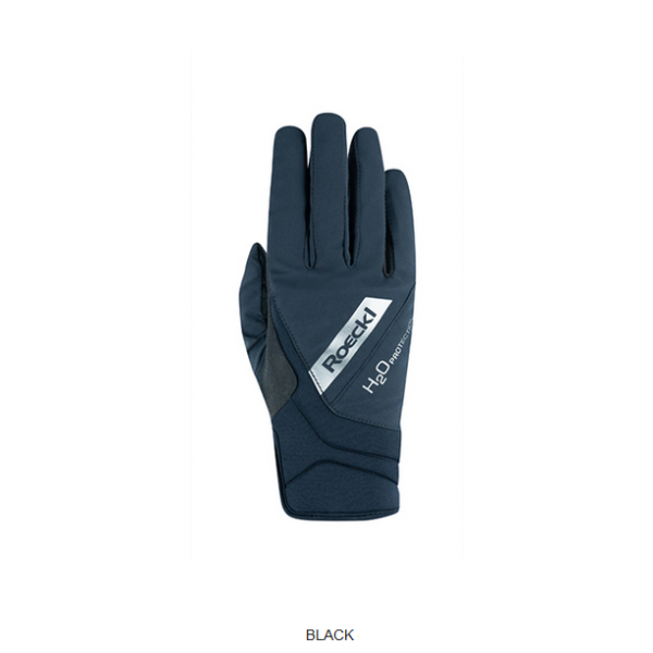 Rękawiczki jeździeckie zimowe Waregem Roeckl 3301-585 k0999 black